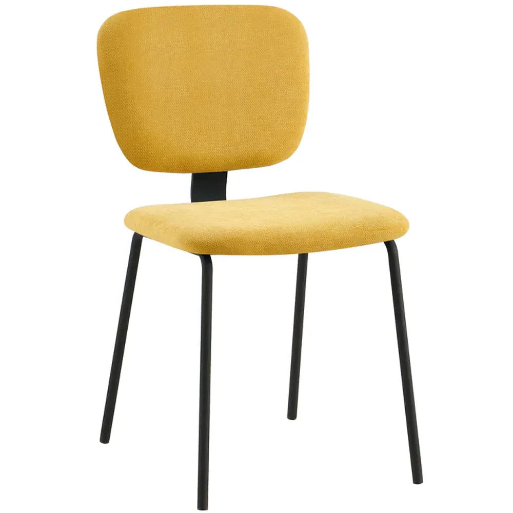 Elise Set of 2 Dining Chairs - Yellow