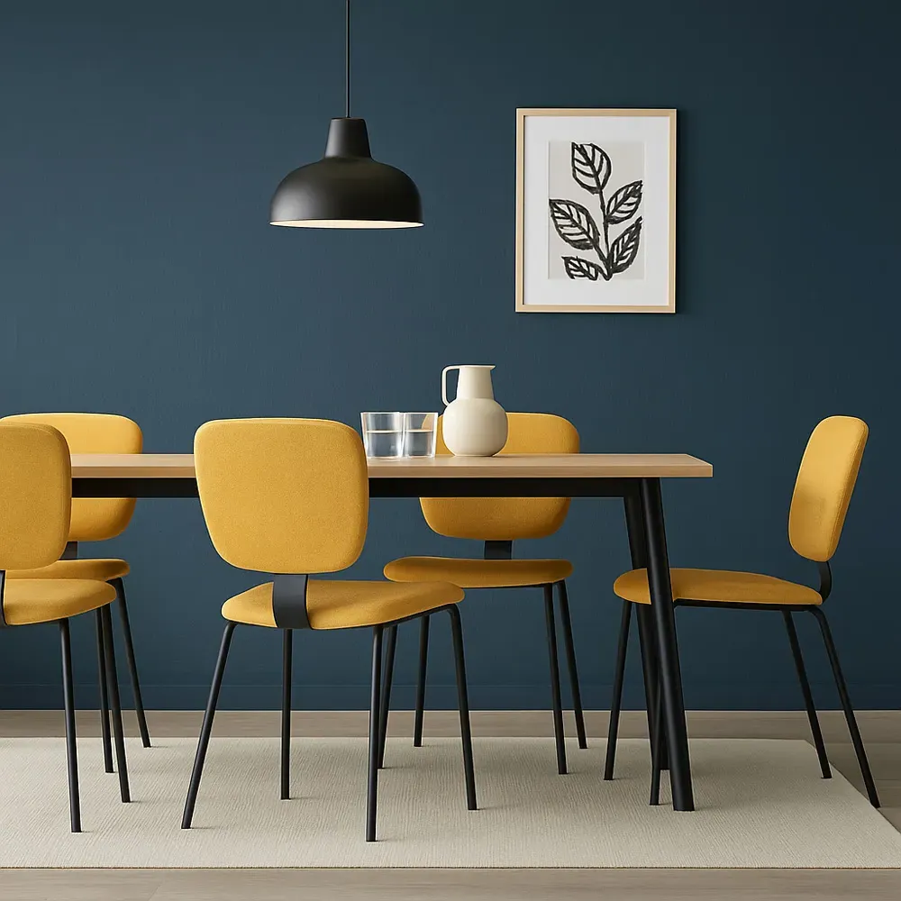 Elise Set of 2 Dining Chairs - Yellow