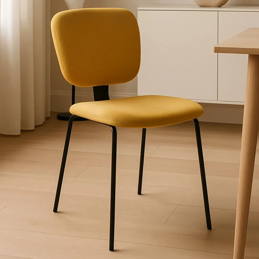 Elise Set of 2 Dining Chairs - Yellow