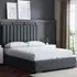 Evangeline King Size Ottoman Bed with Storage - Grey