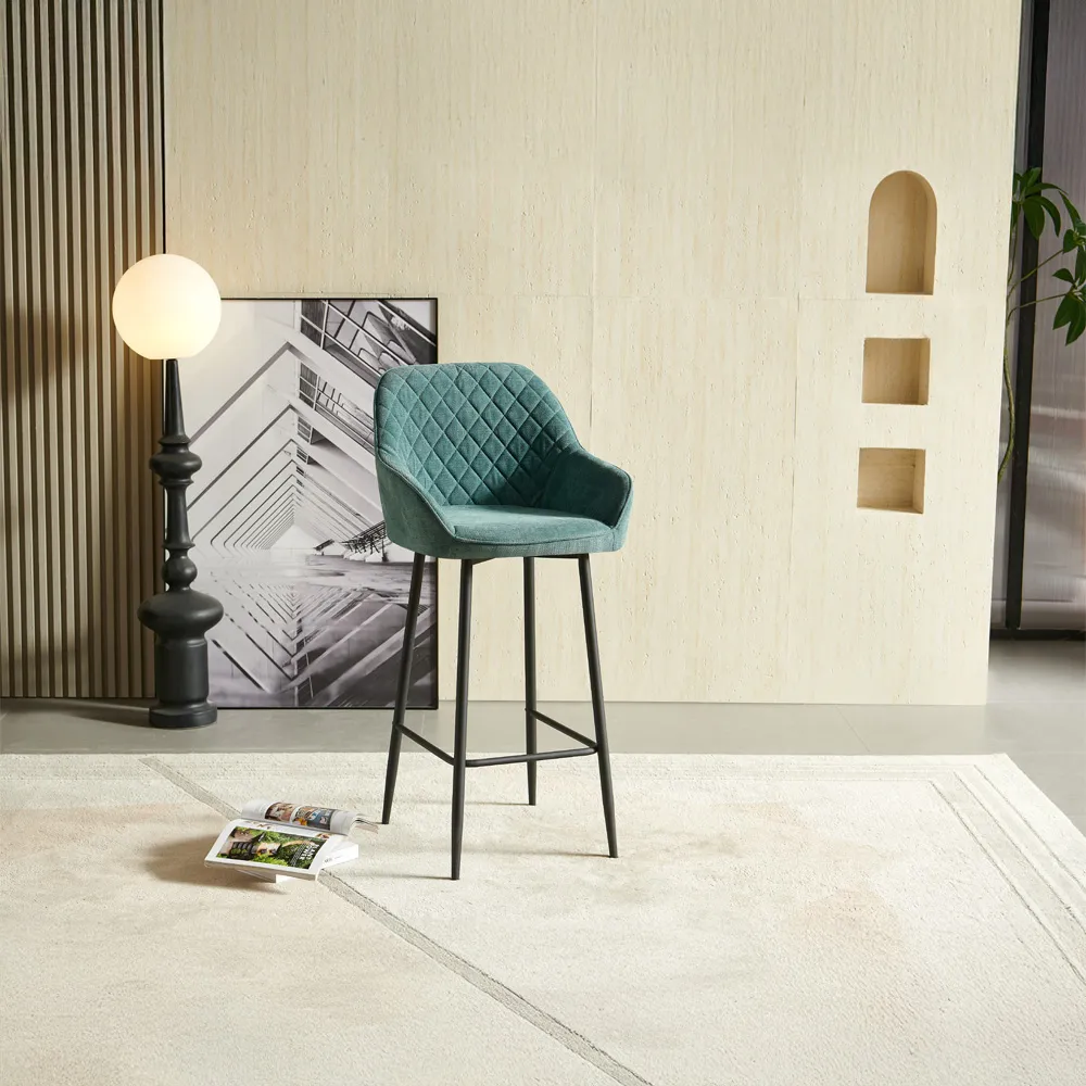 Florence Fir Bar Stool Set of 2 - Green