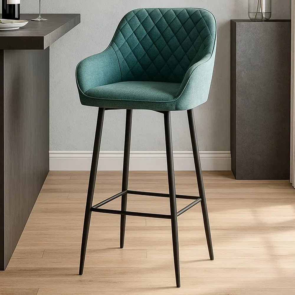 Florence Fir Bar Stool Set of 2 - Green