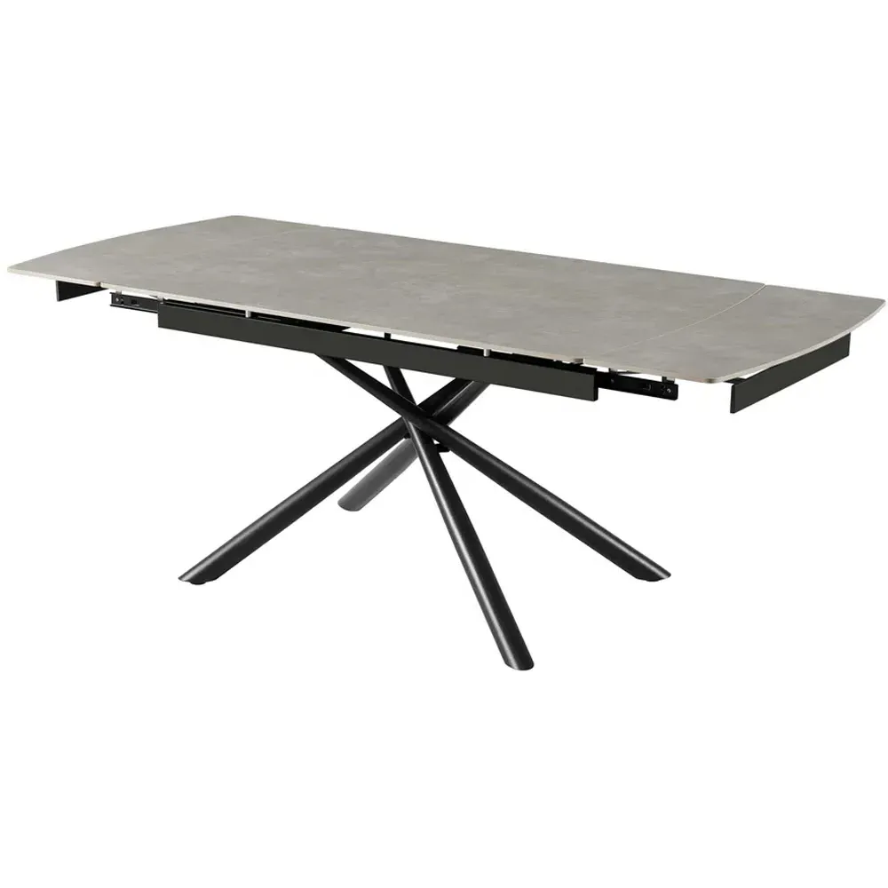 Kairo 6-Seater Extendable Dining Table - Grey, Sintered Stone