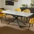 Kairo 6-Seater Extendable Dining Table - Grey, Sintered Stone