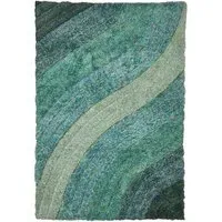 Lena Ultra Plush Rug - Blue