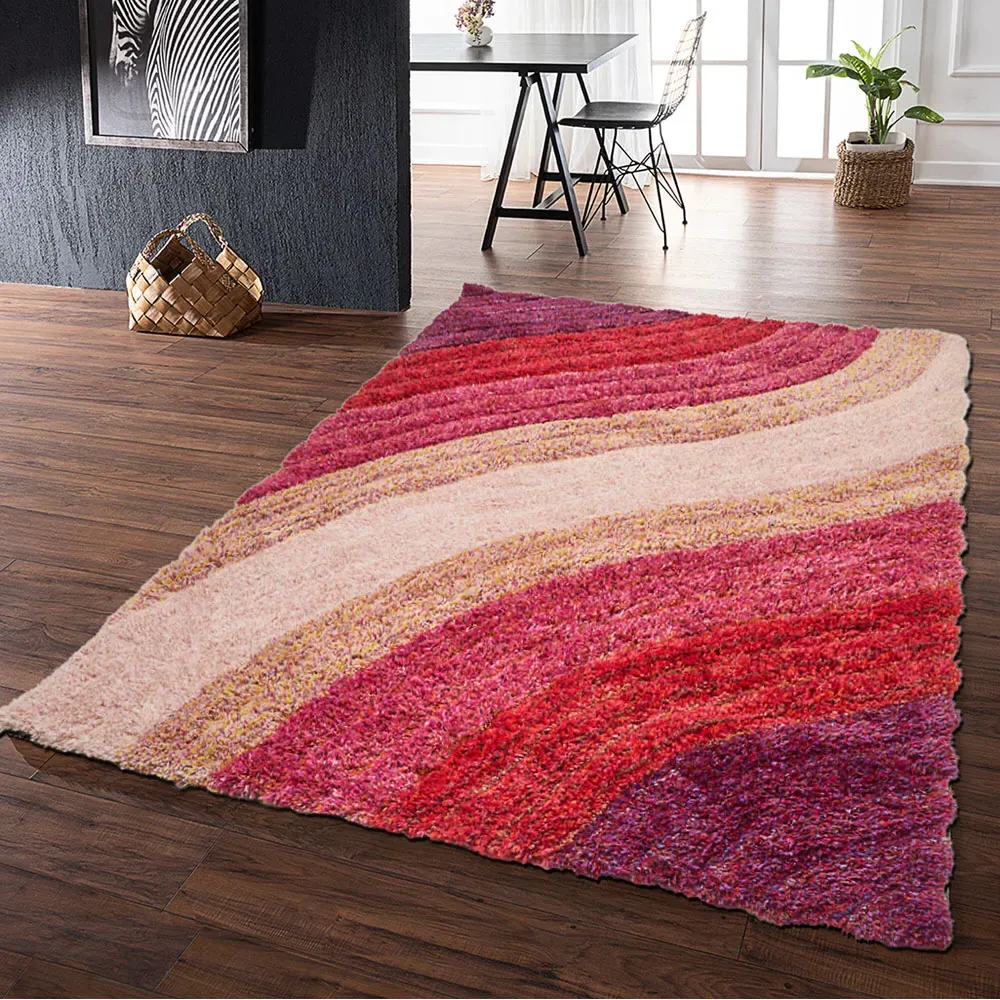 Lena Ultra Plush Rug - Pink