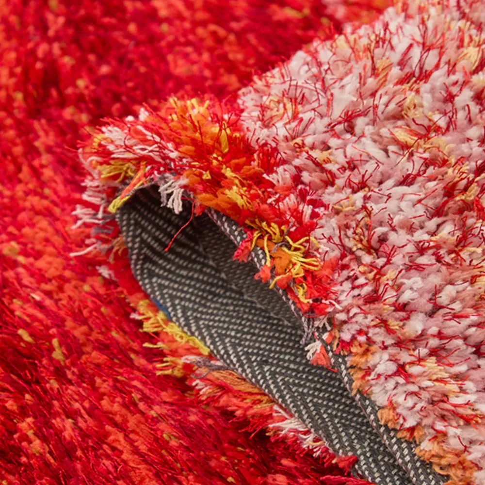 Lena Ultra Plush Rug - Red