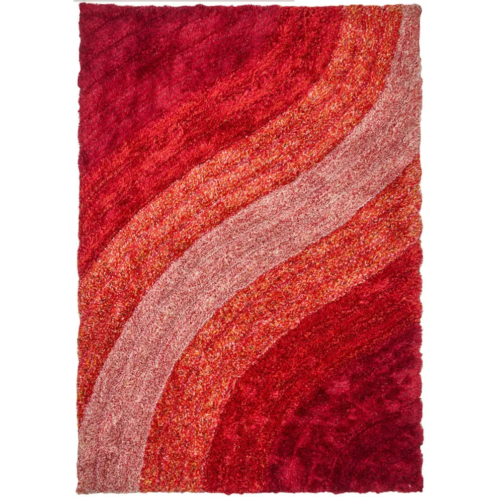 Lena Ultra Plush Rug - Red