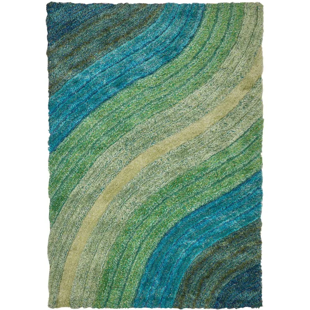 Lena Ultra Plush Rug - Teal