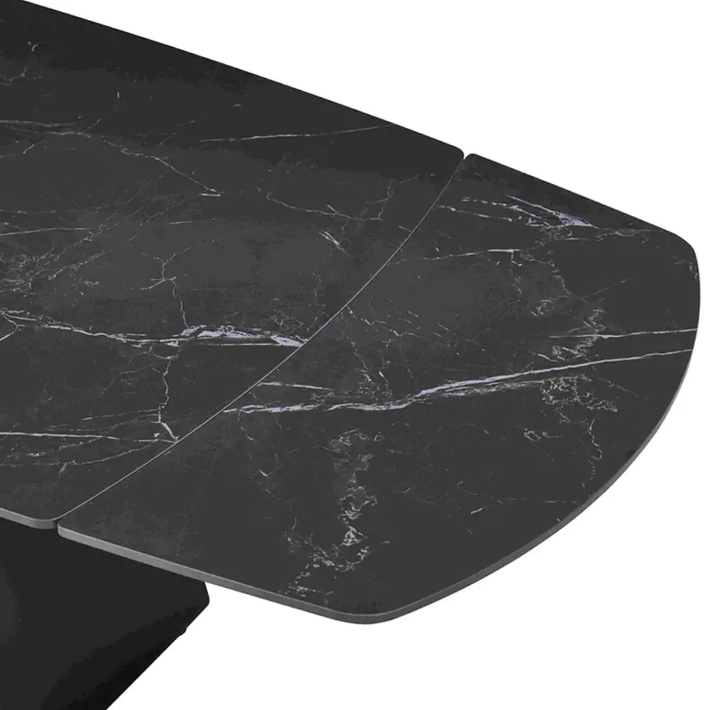 Maelis 6-Seater Extendable Dining Table - Grey, Ceramic