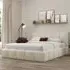 Ovella Double Cubed Bed Frame - Ivory