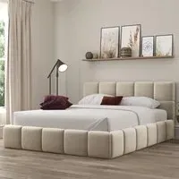 Ovella Super King Cubed Bed Frame - Cream