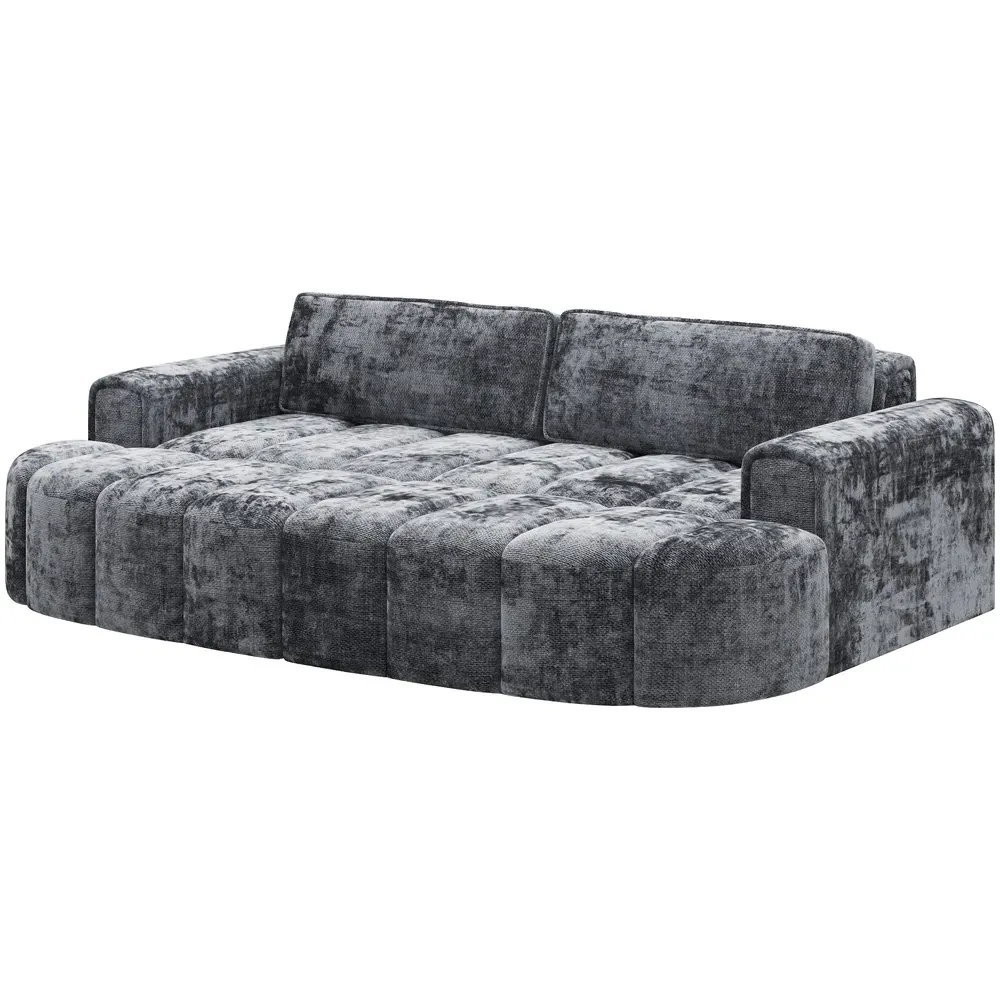 Rupert 4-Seater Modular Sofa - Grey, Fabric
