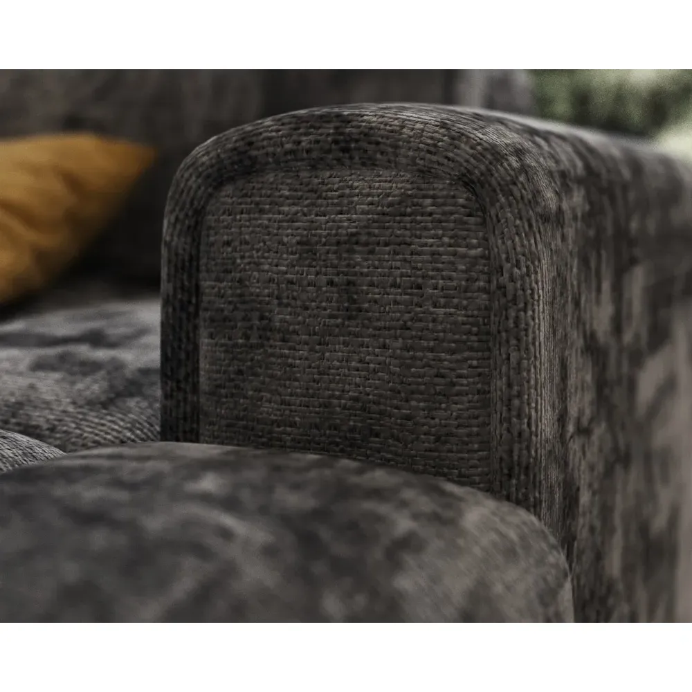 Rupert 4-Seater Modular Sofa - Grey, Fabric