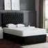 Seraphine King Size Divan Bed with 4 Drawers - Black