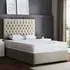 Seraphine Single Upholstered Panel Divan Bed - Cream