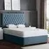 Seraphine Small Double Divan Bed with 4 Drawers - Blue