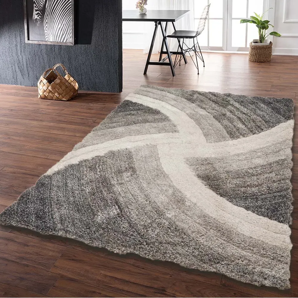 Stella Ultra Plush Rug 160 x 230cm - Grey