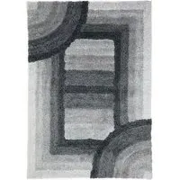 Trellis Ultra Plush Rug - Anthracite