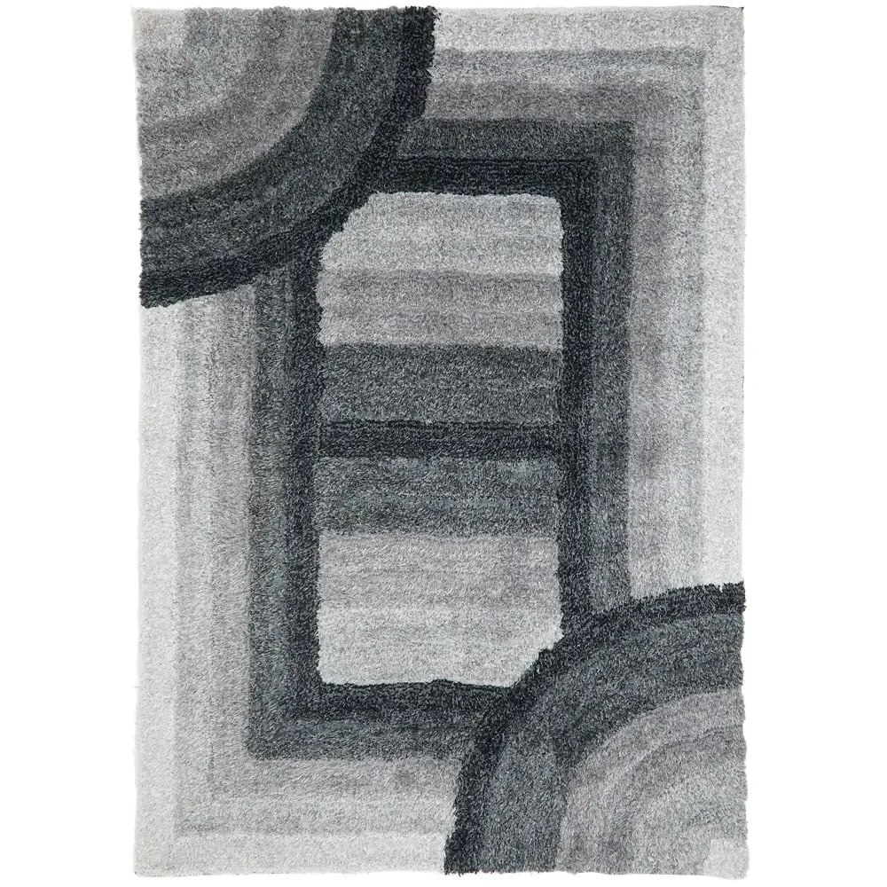 Trellis Ultra Plush Rug - Anthracite image