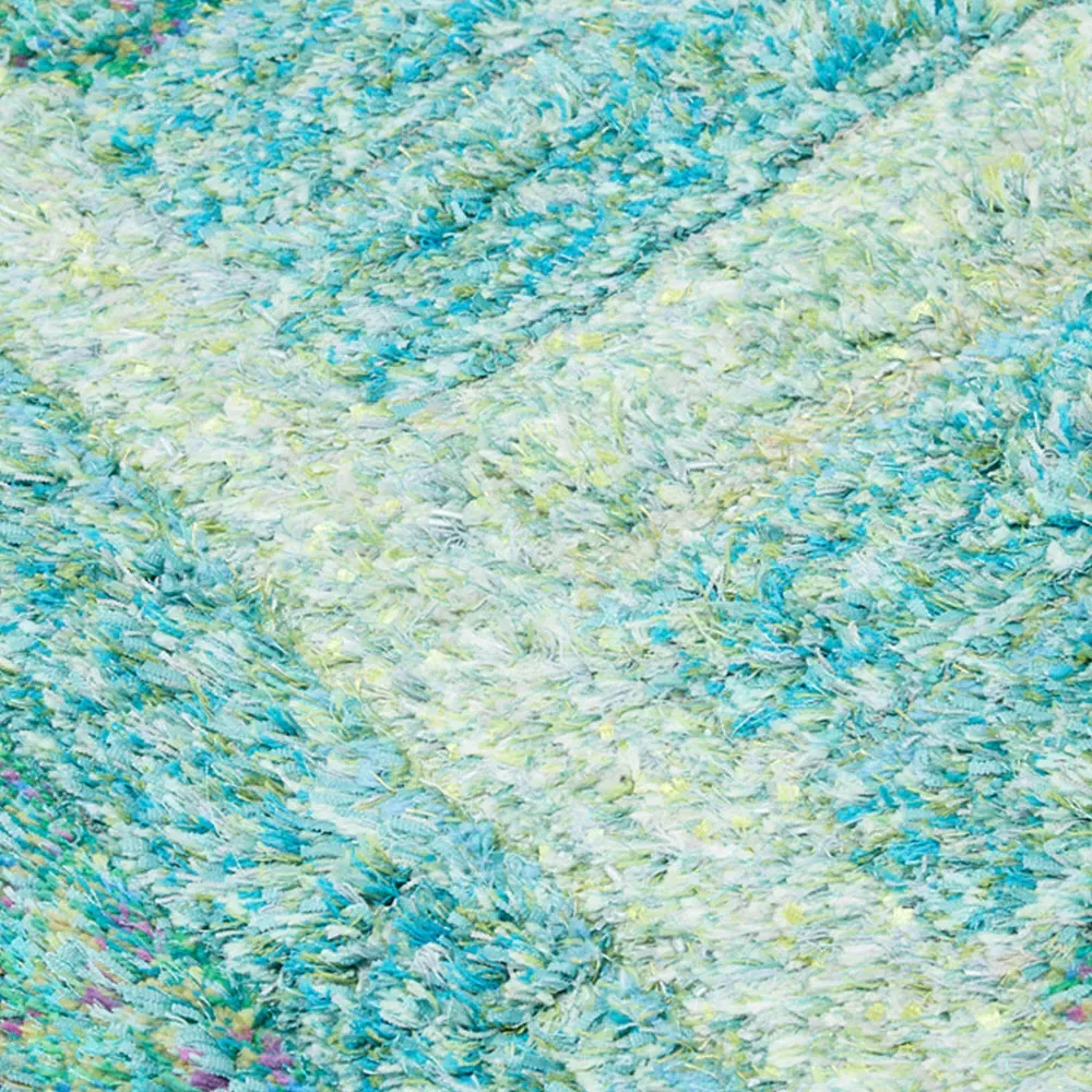 Trellis Ultra Plush Rug - Blue