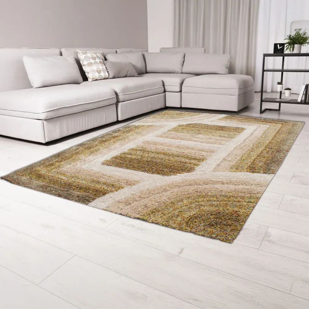Trellis Ultra Plush Rug - Brown