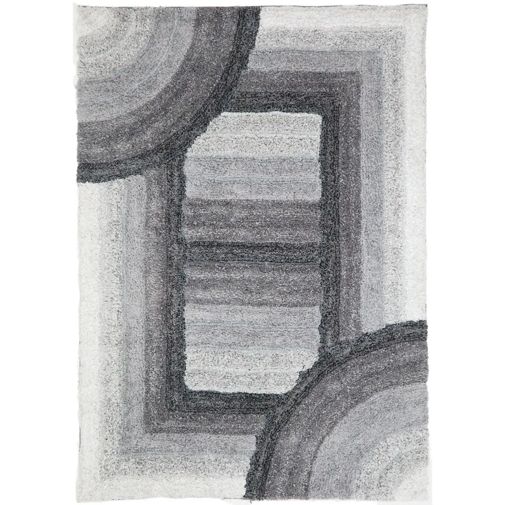 Trellis Ultra Plush Rug - Charcoal