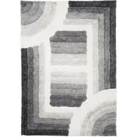 Trellis Ultra Plush Rug - Grey