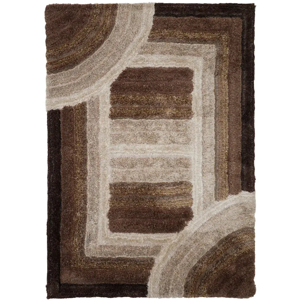 Trellis Ultra Plush Rug - Latte
