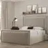 Verona Double Ottoman Bed with Storage - Beige