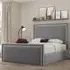 Verona Double Ottoman Bed with Storage - Grey
