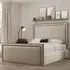Verona King Size Ottoman Bed with Storage - Cream