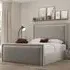 Verona King Size Ottoman Bed with Storage - Grey