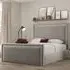 Verona Small Double Ottoman Bed with Storage - Grey