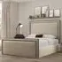 Verona Super King Size Ottoman Bed with Storage - Cream