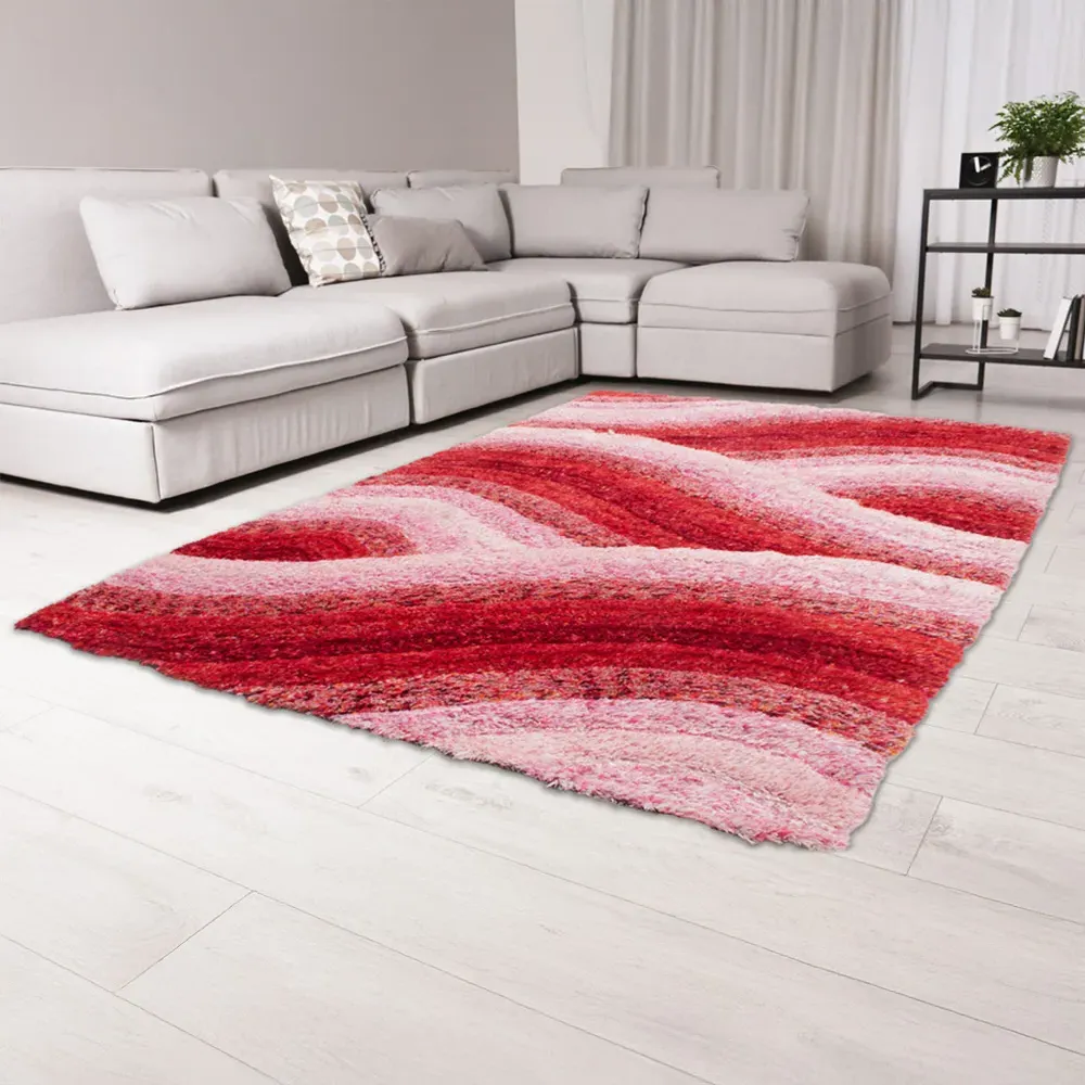 Wave Ultra Plush Rug - Purple
