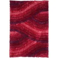 Wave Ultra Plush Rug - Purple