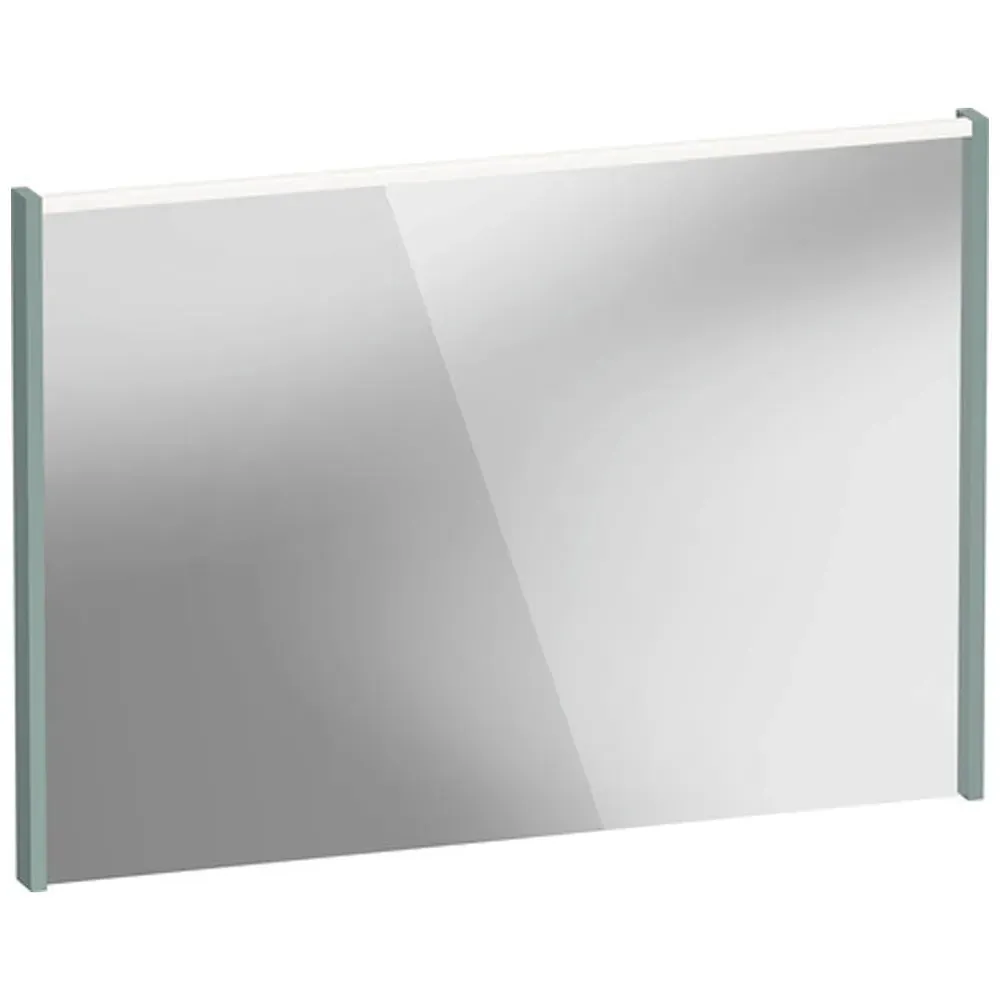D-Code LED Mirror with Lighting - Fjord Green