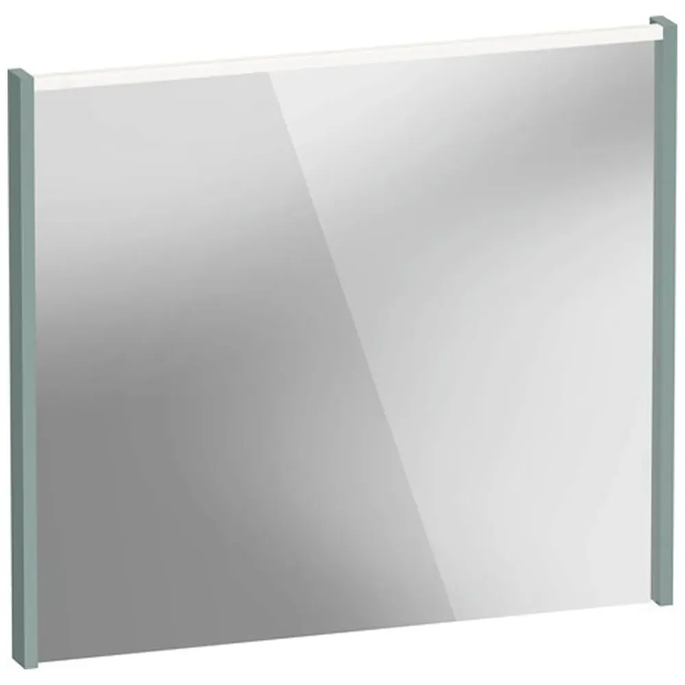D-Code LED Mirror with Lighting - Fjord Green