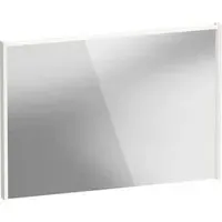 D-Code LED Mirror with Lighting - Gloss White