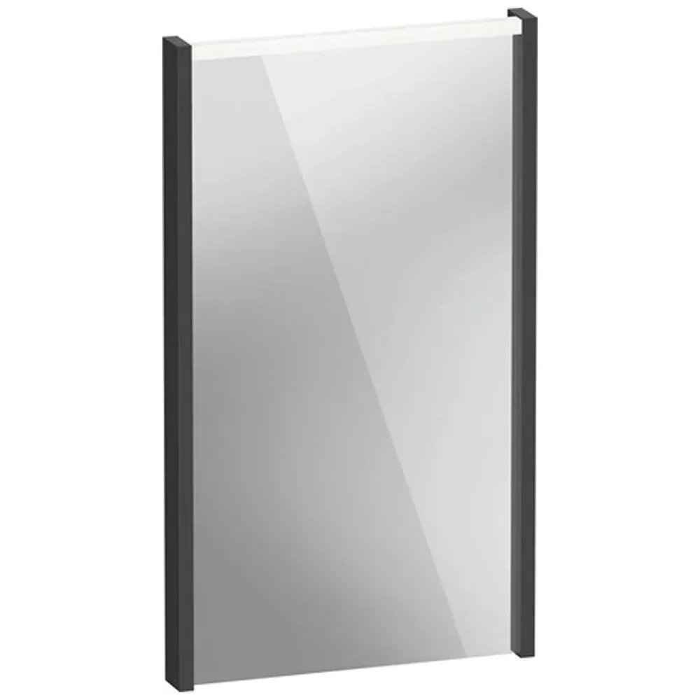 D-Code LED Mirror with Lighting - Grey