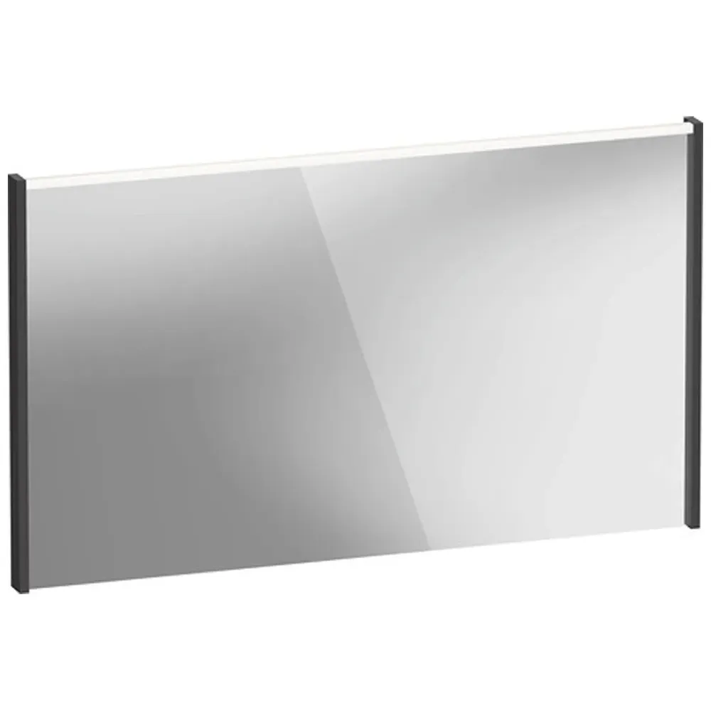 D-Code LED Mirror with Lighting - Matt Graphite