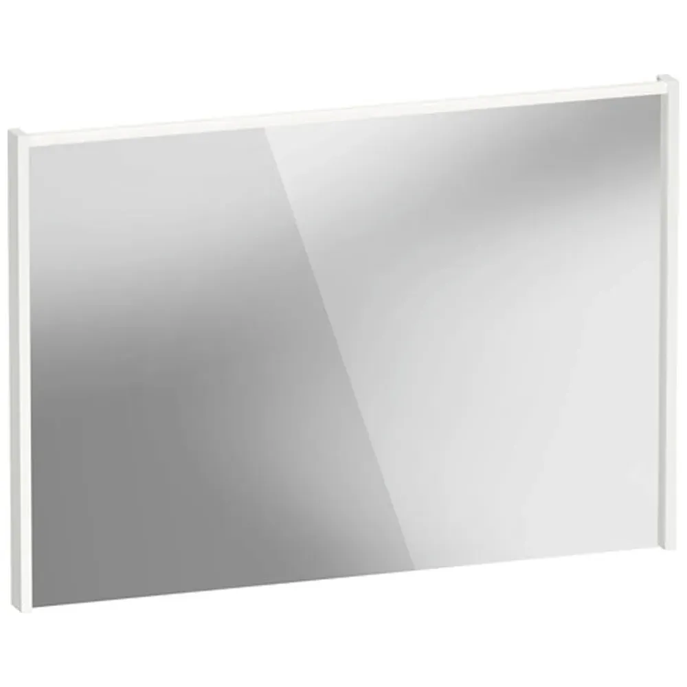 D-Code LED Mirror with Lighting - Matt White