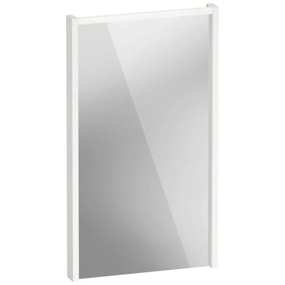 D-Code LED Mirror with Lighting - Matt White