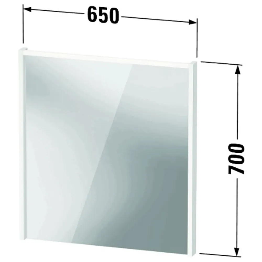 D-Code LED Mirror with Lighting - Pale Green