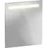 LED Wall Mirror with Outlet - Matt White