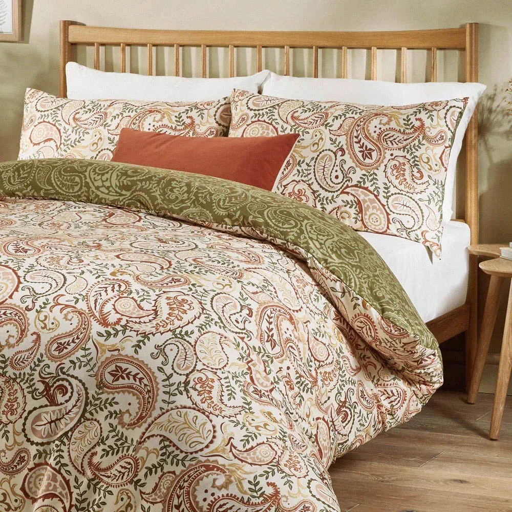 Anika Double Duvet Set - Multi, Paisley Print