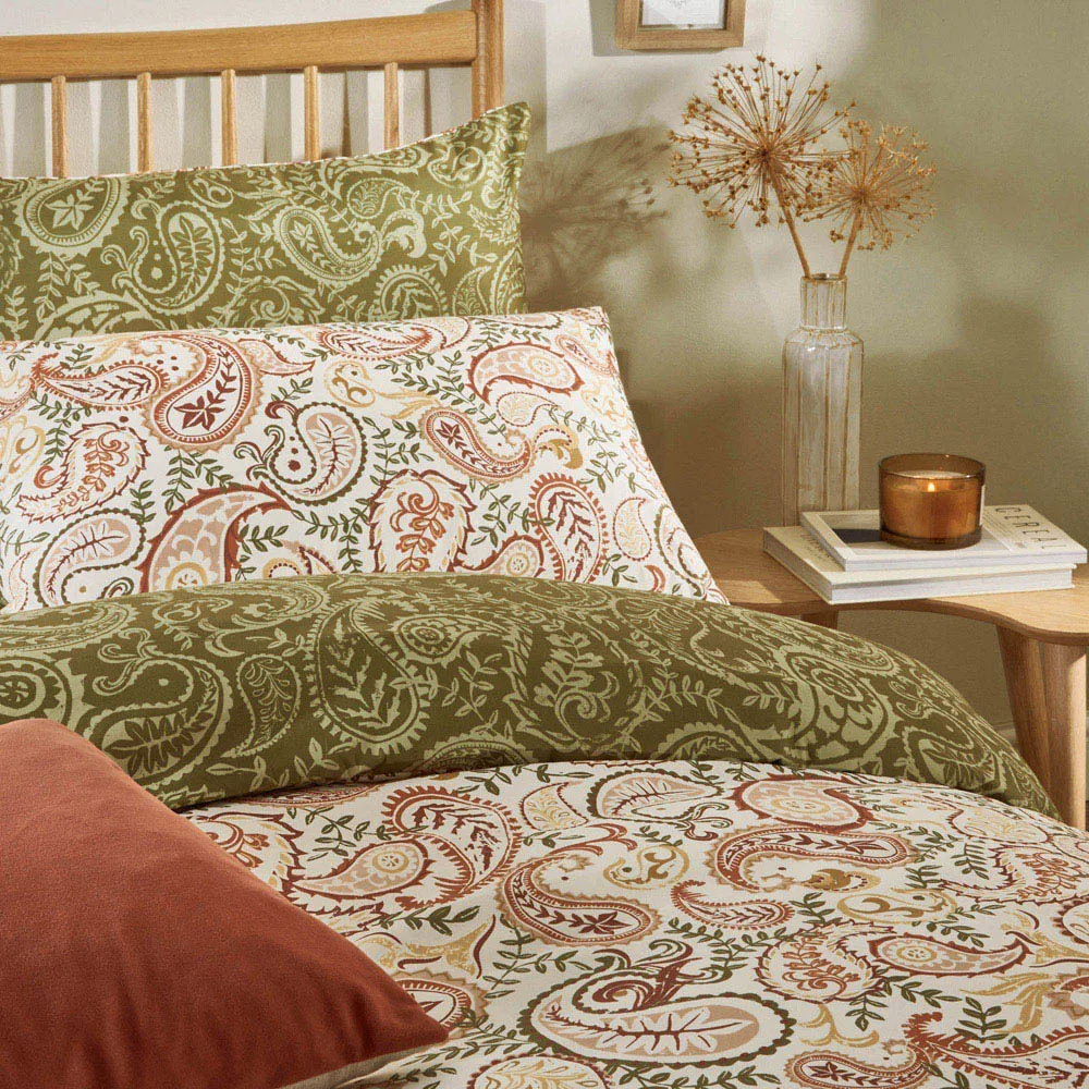 Anika Single Duvet Set - Multi, Paisley Print