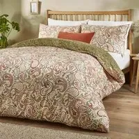 Anika Single Duvet Set - Multi, Paisley Print