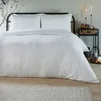 Ghostly Ghouls Super King Size Duvet Set - White